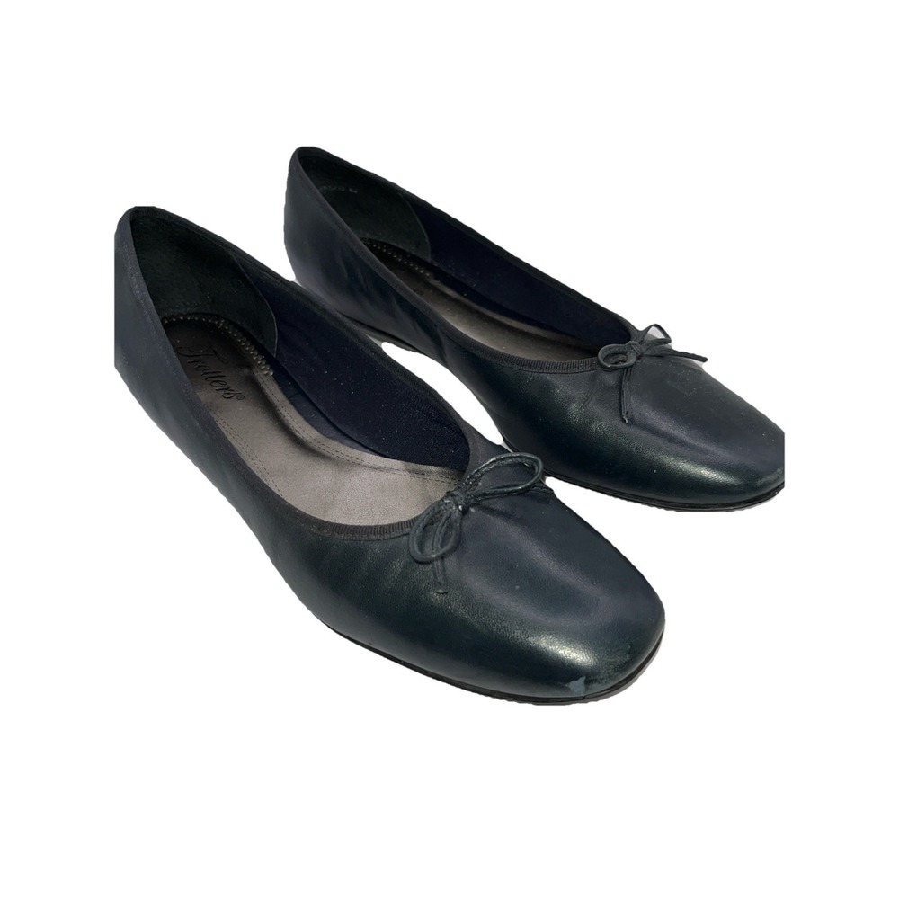 Trotters Ballet Slippers Navy Women's Size 9 N